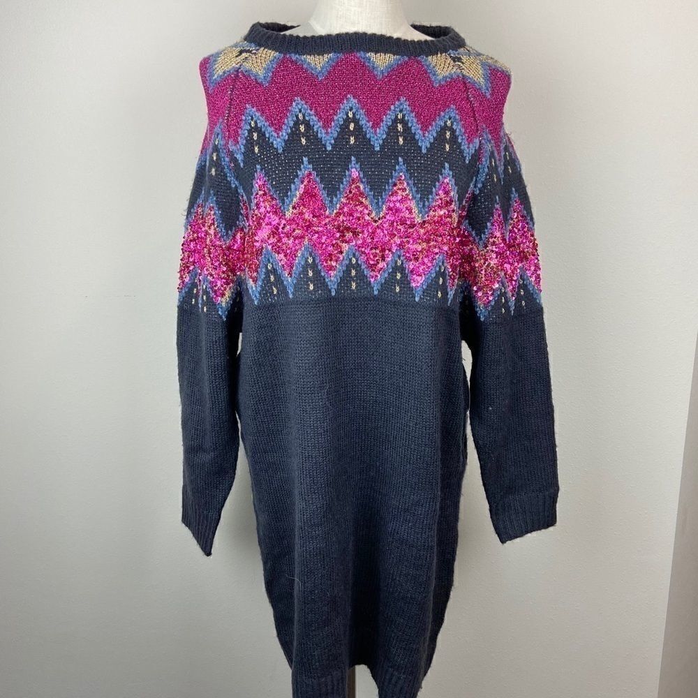 Solutions! Shimmer Sweater Dress